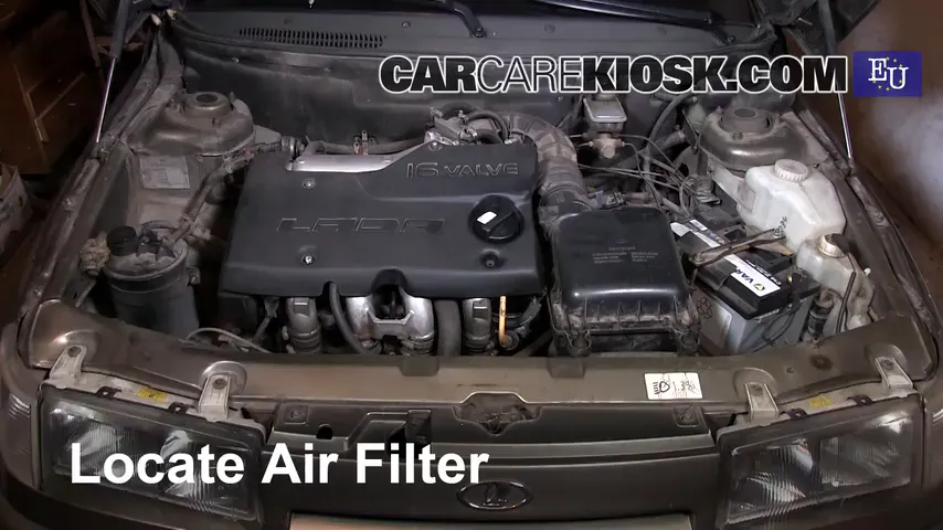 2002 Lada 110 GLI 1.5L 4 Cyl. Filtro de aire (motor)